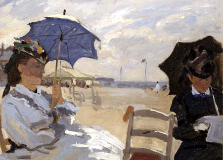 Monet mientras estaba en luna de miel  con su esposa Camille